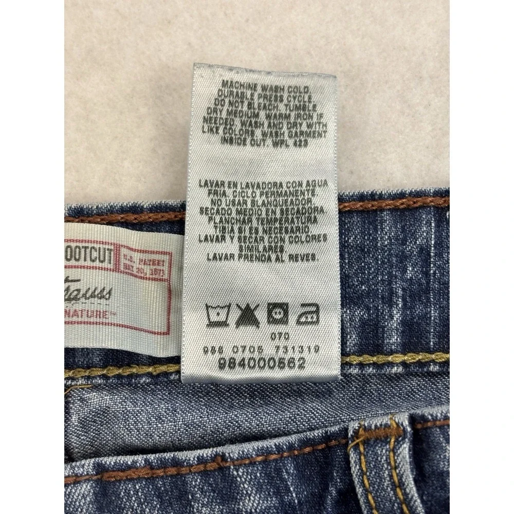 Levi's Y2K 90's Women's 10P Sexy Low Rise‎ Bootcut Jeans Western Chore Cowgirl